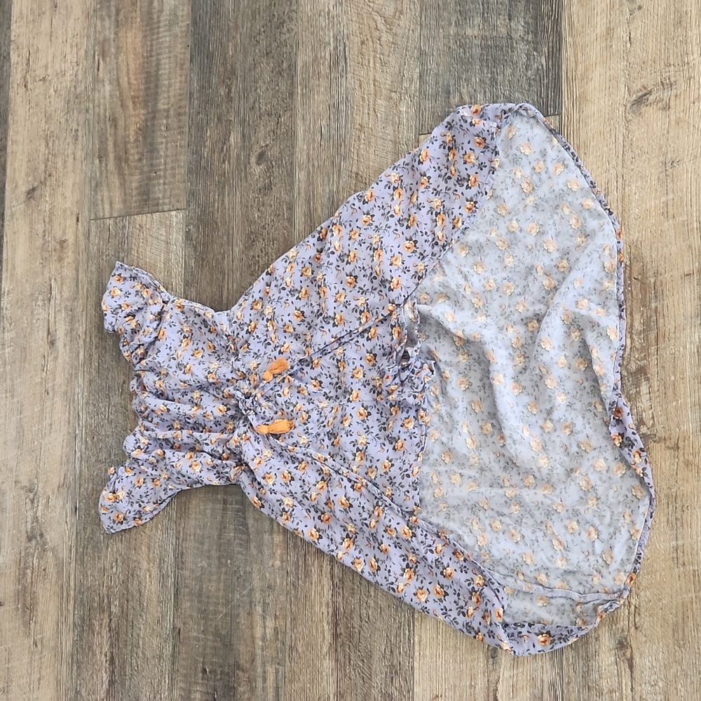 Art Class  Floral Romper With Long Skert